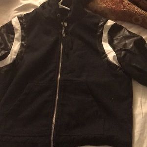 Navy blue and white jacket